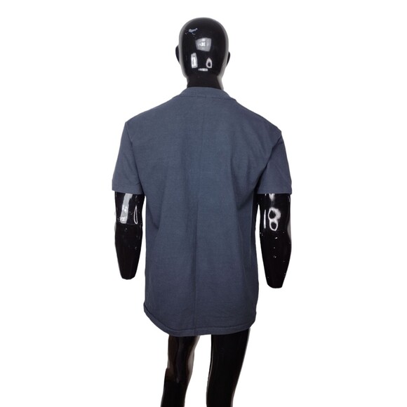 Vintage 80s #1 COUCH POTATO DAD Black Red Single Stitch Graphic Tee L/XL USA - Picture 4 of 7